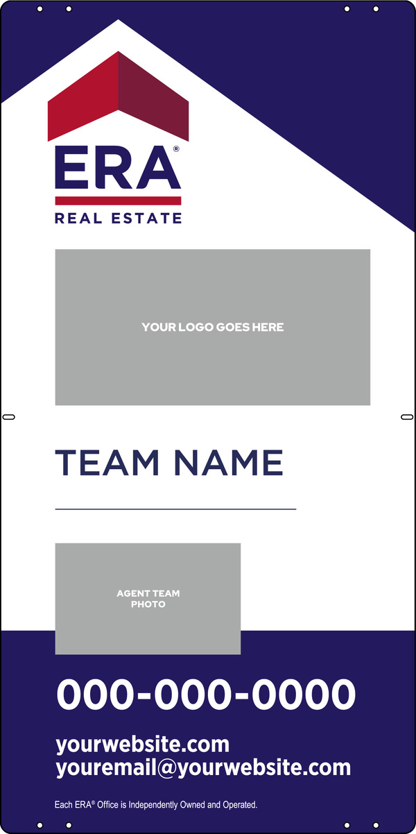 Team Logo - Photo Sign Panel, 36h x 18w, Steel